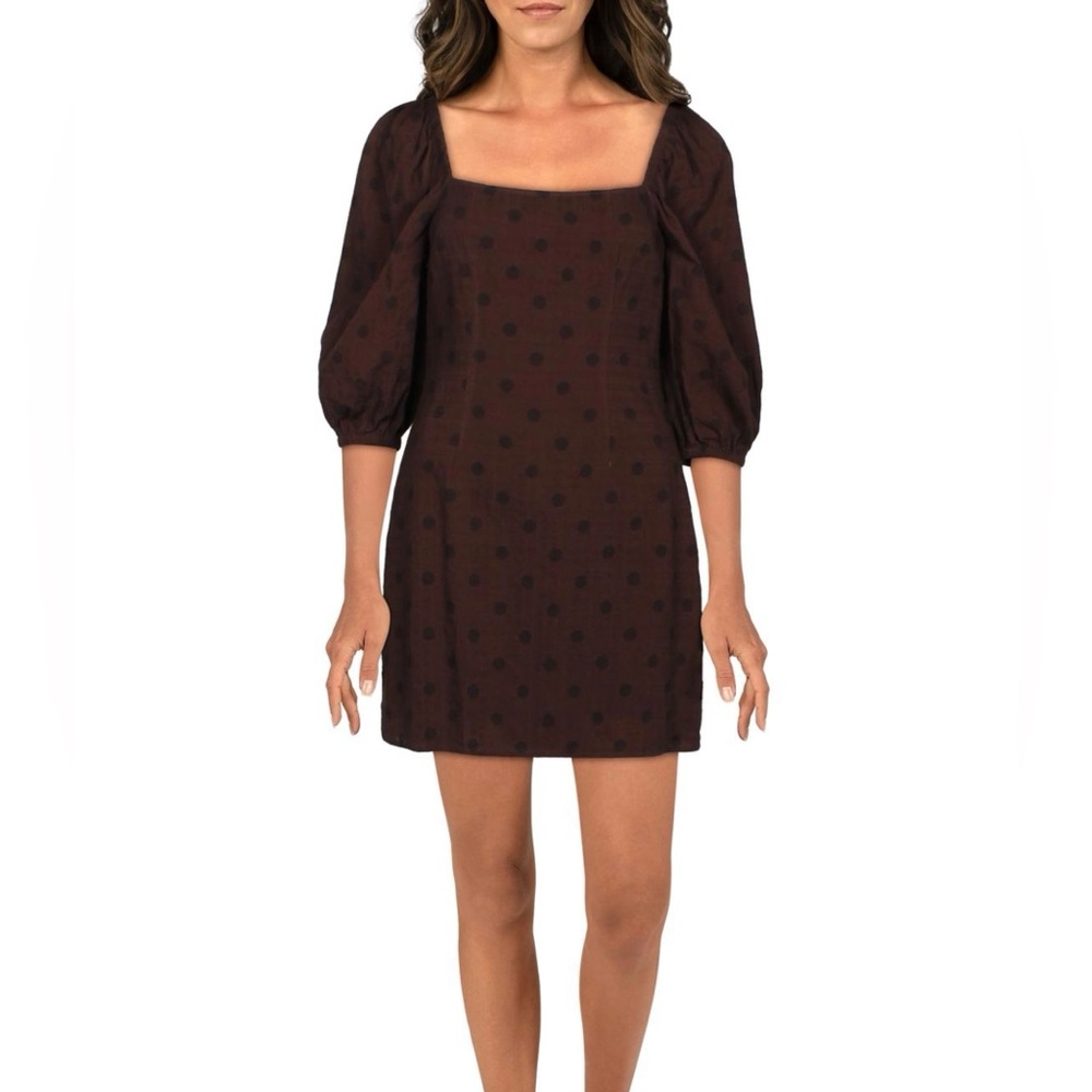Peony | Net-Sustained Polka Dot Organic Mini Dress